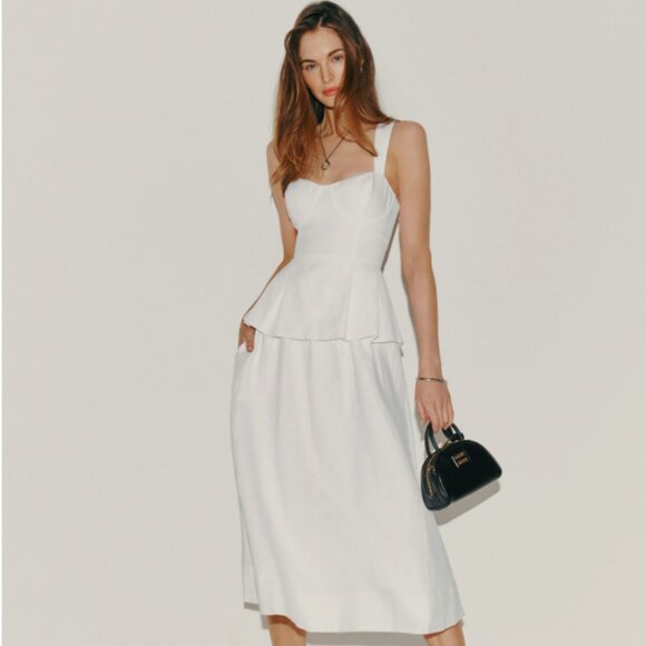 Reformation Dresses & Skirts - Reformation Misty Linen Two Piece Ivory - Size 2